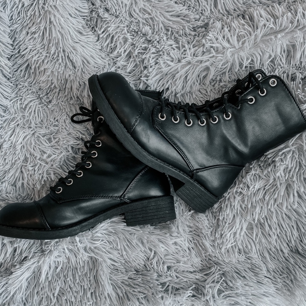 Black Ankle Boots - Picture 2 of 5